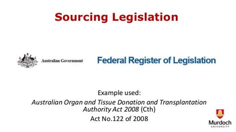 Federal Register of Legislation .